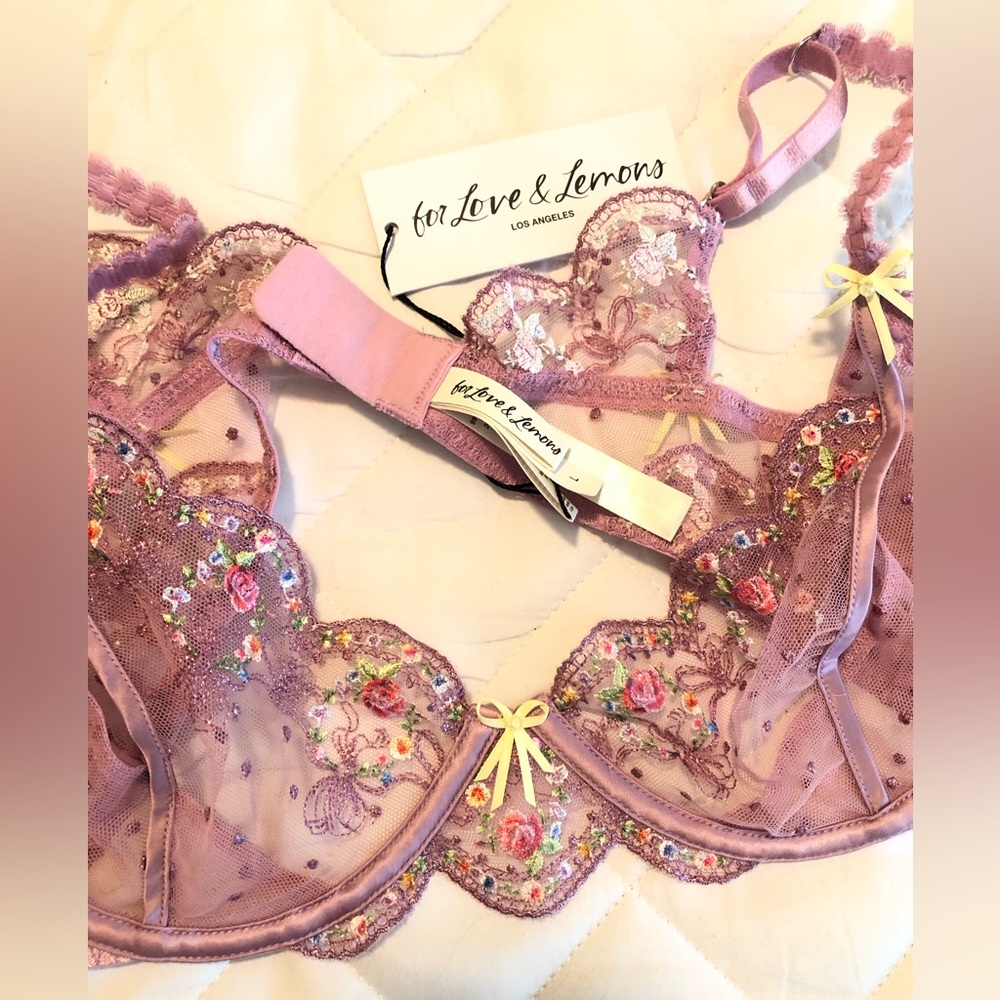 For Love & Lemons embroidered bra - Picture 4 of 6